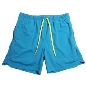 Fabletics The Takeover Corto Uomo Piccolo Nero Allenamento Zip Tasche 7" Blu XL - Foto 1 di 12