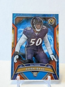 Adisa Isaac SP 2024 Topps Resurgence Orange Blue Spark Rookie RC Refractor - Picture 1 of 2
