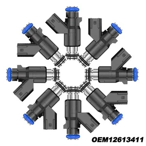 Inyectores de combustible OEM 12613411 8 piezas para Chevrolet Tahoe 2010-2013 6,0 L V8 - Imagen 1 de 12