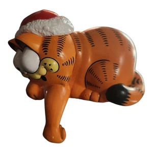 Vintage 1981 Garfield Weihnachten Mantel Regal Strumpf Aufhänger Haken Arm - Bild 1 von 3
