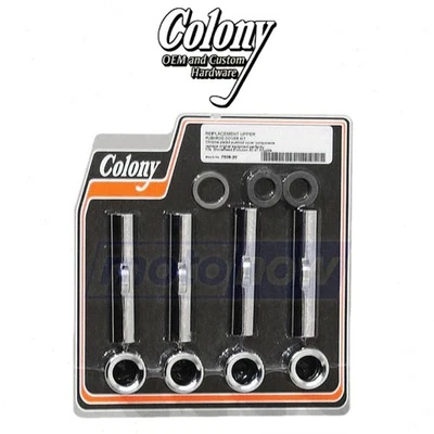 Colony Upper Pushrod Cover Set for 1995-1997 Harley Davidson FXSTSB Bad Boy vp Foto 1 de 4
