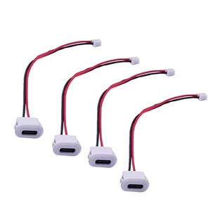 10 StüCk USB-Typ-C-Anschlussbuchse, Typ-C-Buchse mit Kartenschnalle, Hochst8428 - Bild 1 von 6