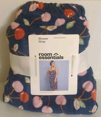 Envoltura de ducha Room Essentials envoltura de baño tela de rizo algodón suave Foto 1 de 2