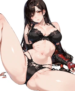 Tifa Lockheart FF7 Waifu Sticker Anime Weatherproof 6" Car Decal Final Fantasy - Picture 1 of 1