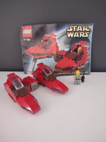 LEGO Star Wars Twin-Pod Cloud Car (7119) - Complete Set with Minifigure 