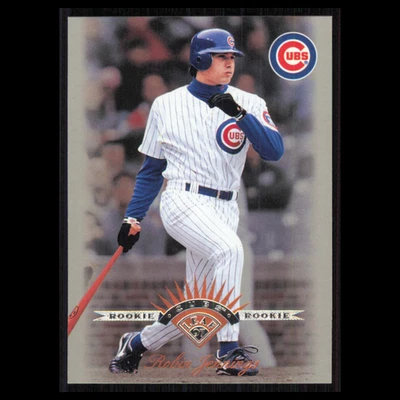 Robin Jennings Rookie #180 1997 Leaf Chicago Cubs Baseball Card MLB NM - Image 1 of 3
