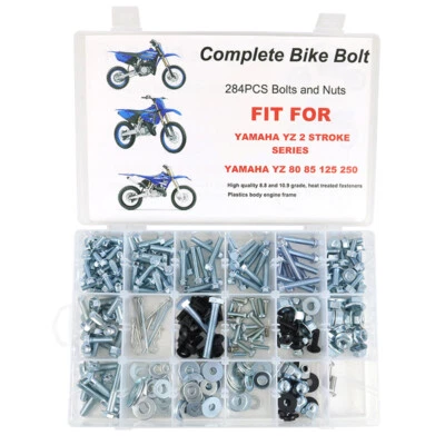 284 PCS Plastics Frame Exhaust Body Bolts Fit For YAMAHA WR250F WR250R WR250X - Image 1 of 4