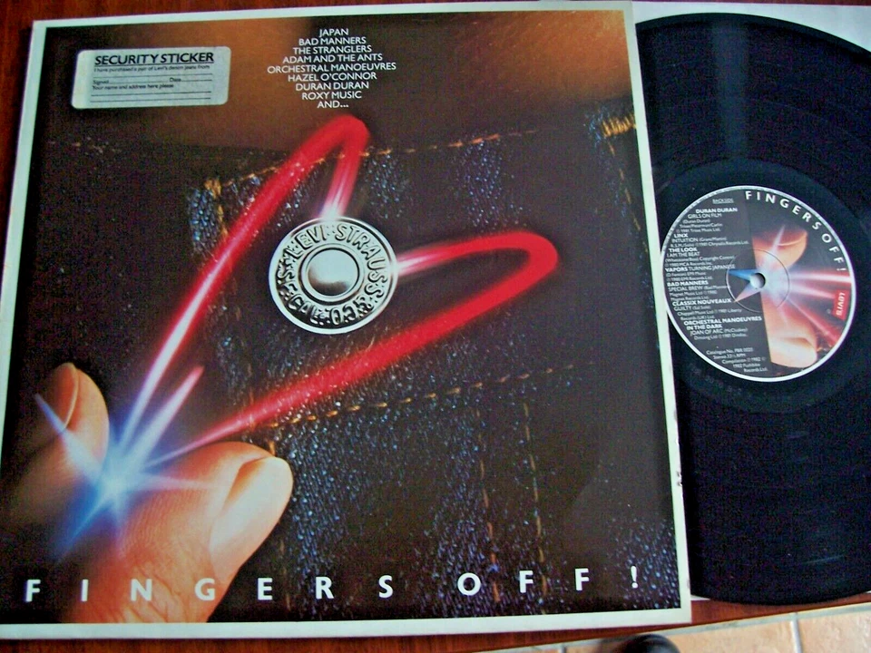 "LEVI'S Fingers Off!" Compilation LP from 1982 on Phonogram PBR 0020 ExEx - Image 1 of 2