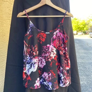 Apt 9 Essentials Tanktop schwarz geblümt Gr. S - Bild 1 von 6