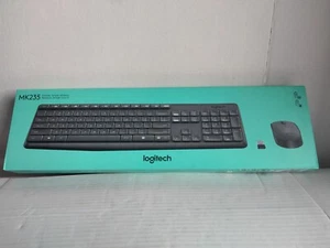 Logitech MK235 920-007897 Wireless Keyboard and Mouse - Black - Picture 1 of 7