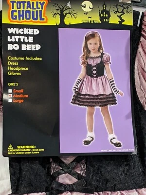 Костюм для Хэллоуина для девочки Totally Ghoul Wicked Little Bo Beep размер средний - Изображение 1 из 4
