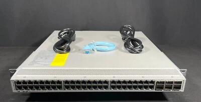Cisco Nexus N9K-C93108TC-FX 48Port 10G-T 6X100G QSFP28 Switch w/ Dual Power - Image 1 of 4
