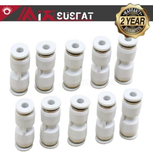 10X FÜR MERCEDES FAHRWERK LUFTLEITUNG SCHLAUCH REPARATUR GERADE VERBINDER 4MM BIS 4MM - Bild 1 von 8