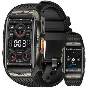 2024 KOSPET TANK X2 GPS Smart Watch For Men Waterproof Fitness Tracker Watch NEW - Picture 1 of 13