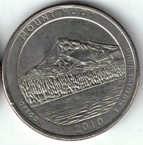 USA - 2010P - Washington ¼ $ - Mount Hood - Rare - #18451 - Picture 1 of 2