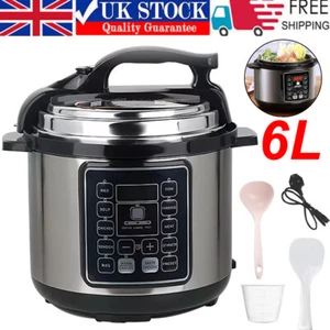 6L Digital 10-in-1 Electric Pressure Cooker 1050W Multicooker Kitchen Home NEW - Picture 1 of 14