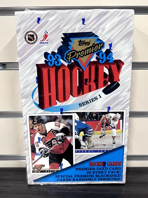 1993-94 Topps Premiere Series 1 Hockey Sealed Wax Box w/ Premier Gold Cards - Image 1 of 4