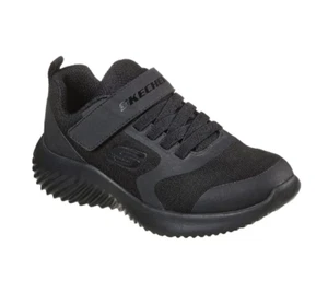 SKECHERS Bounder Gorven Shoe - School Shoe - Black/Black - Kids - Picture 1 of 6
