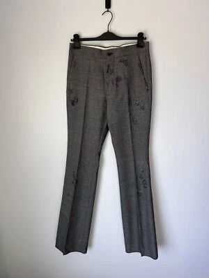 Pantalones de lana desgastados Marni - Talla 46 - Gris - NUEVO - Hecho en Italia Foto 1 de 4