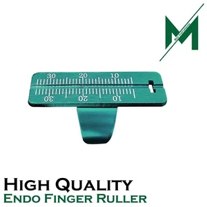 Dental Finger Ruler Span Measure Endo Gauge Endodontic Ring Adjustable CE Green - Picture 1 of 5