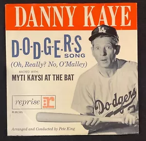 Danny Kaye DODGERS SONG / Myti Kaysi R-20,105 GREAT & FUNNY NOSTALGIA plays EX+ - Picture 1 of 4