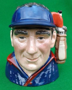 ROYAL DOULTON CHARAKTERKRUG - THE GOLFER - PROTOTYP COLOURWAY - D7064. - Bild 1 von 11
