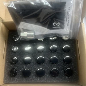 Mazda Black Wheel Locks Lugs Key Adapter 5 Lug for CX5CX90CX30CX50CX7Mazda3 MX5 - Picture 1 of 3