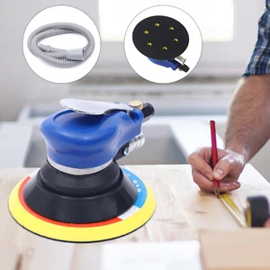 6" Air Body Random Orbital Palm Sander DA Buffing Sanding Pneumatic Polisher Set - Picture 1 of 12