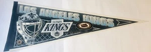 BANDERÍN DE HOCKEY VINTAGE DE LOS ANGELES KINGS NHL años 90 - Imagen 1 de 10