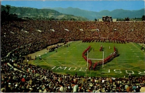 Postcard Rose Bowl Pasadena California Stadium Aerial View Birdseye Football - Picture 1 of 2