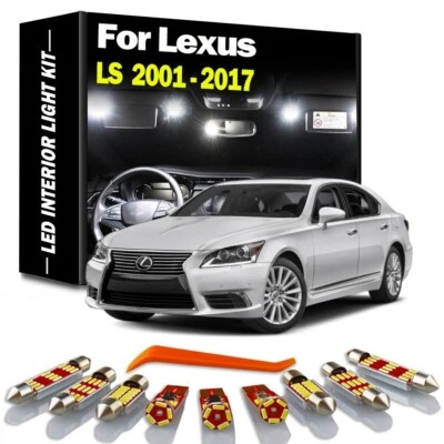 Kit de luces LED interiores para mapa domo para Lexus LS LS400 LS430 LS460 LS600h 1989-2017 Foto 1 de 4