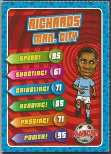 MATCH!WORLD MEGASTARS! - MANCHESTER CITY - RICHARDS - Bild 1 von 1