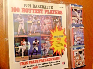 Baseball's 100 Hottest Players Value Pack 1991 "Edizione Limitata" Score 1990 - Foto 1 di 6