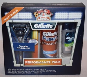 Nuevo en caja Gillette Fusion Proglide Performance Pack Afeitadora Gel Lavado Corporal SHP GRATIS - Imagen 1 de 3
