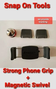 Snap On Tools Strong Phone Grip + Car Magnet Phone Holder 2 Pieces Kit NEW!!!!!! - Picture 1 of 5