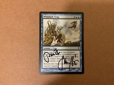 MTG Magic Whiplash Trap Signed Artist Proof x1 ZEN Zendikar Boros & Szikszai