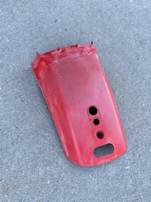 Kawasaki KE175D 1981 guardabarros trasero plástico protector mediano OEM Foto 1 de 4