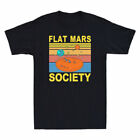 Flaches Mars Society Shirt Universe Space Galaxy Lovers Vintage lustig Herren T-Shirt