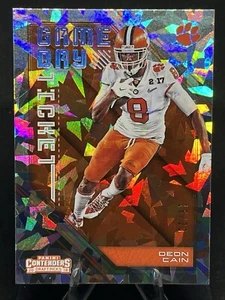 Selecciones del draft Deon Cain 2018 Contenders Silver Ice/23 #14 Clemson Rookie RC - Imagen 1 de 3
