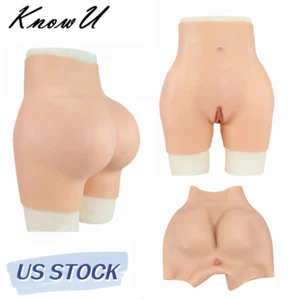 Pantaloncini vagina finta in silicone mutandine hip shaping pantaloni per transgeneri crossdresser - Foto 1 di 16