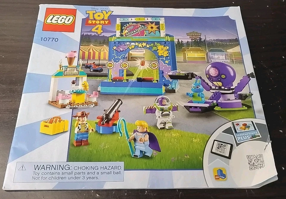 LEGO® Toy Story 4 10770 Buzz & Woody’s Carnival Mania Instruction Manual Only - Image 1 of 4