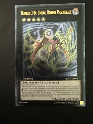 Yugioh number C104 Umbral Horror Masquerade Ultimate Rare 1st Edition - Image 1 of 3