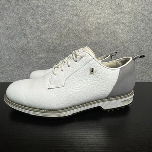 Zapato de Golf FootJoy Para Hombre 10 Ancho Blanco Gris Cuero Premiere Series Field LX 54542 - Imagen 1 de 14