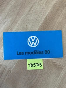 VW Polo Golf Derby Passat Scirocco Audi 80 100 prospectus catalogue - Bild 1 von 3