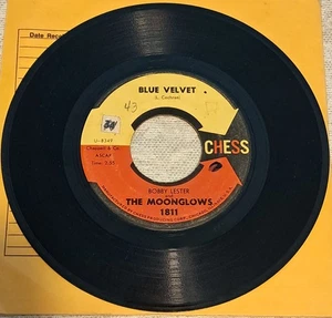 The Moonglows 45 Blue Velvet, Chess 1811 VG+/EX - Picture 1 of 6