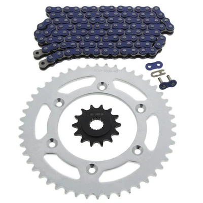 Honda 02-14 CRF450R, 05-14 CRF450X, 92-01 CR500R синяя цепная звездочка 14/48 114 л - Изображение 1 из 4