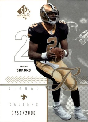 A4181- 2002 SP Authentic #107 Aaron Brooks SC /2000 (SAMPLE PICTURE) - Image 1 of 2