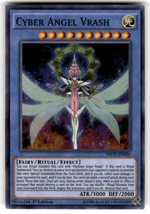 Yugioh Cyber Angelo Vrash INOV-EN036 Super Rara 1° Edizione NM - Foto 1 di 2
