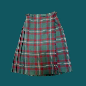 Highland Home Industries Kilt Rock UK 8 Wolle Tartan Karo Scottish Scottish - Bild 1 von 9