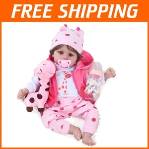 Handgefertigte Reborn Puppe mit Magnetschnuller und Flasche - Bild 1 von 8